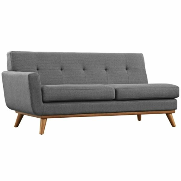East End Imports Engage Left-Arm Loveseat- Gray EEI-1795-DOR